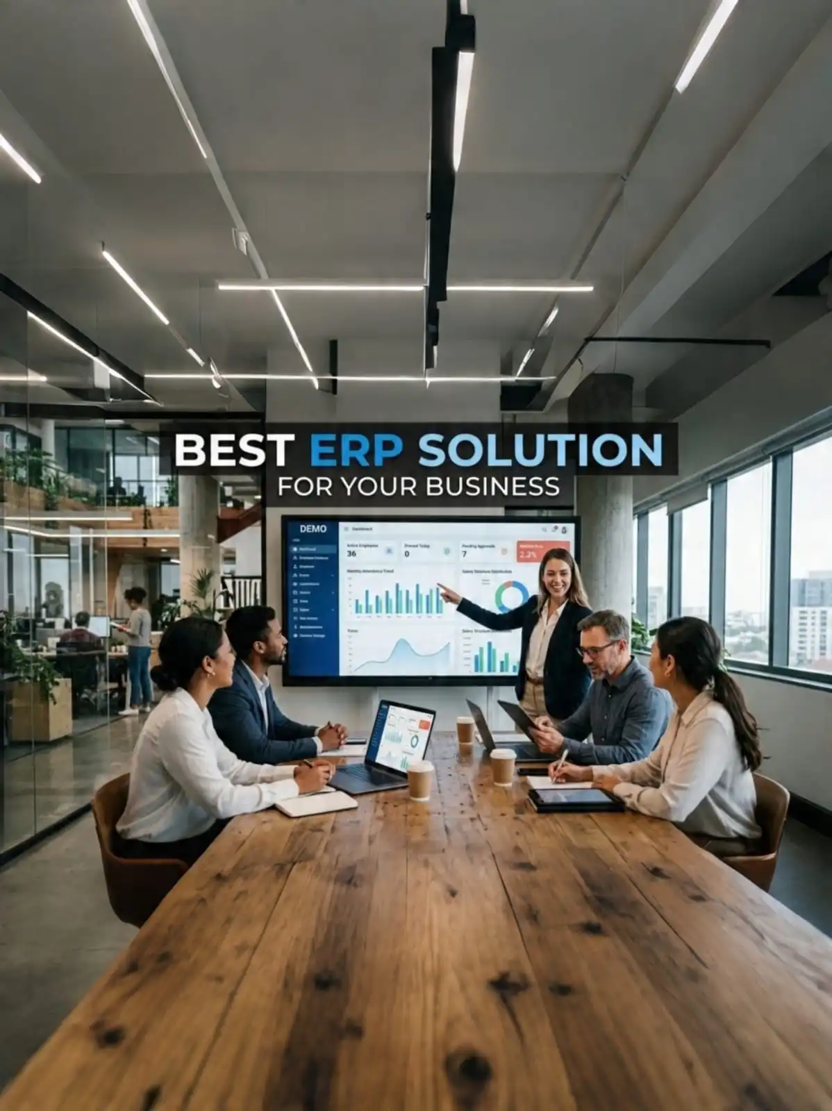 Best ERP solution dashboard for business automation